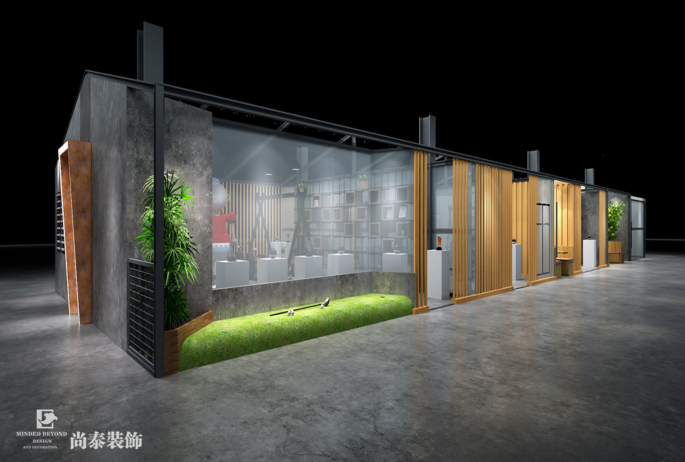 深圳龍崗坂田創(chuàng)客空間改造裝修設計效果圖 