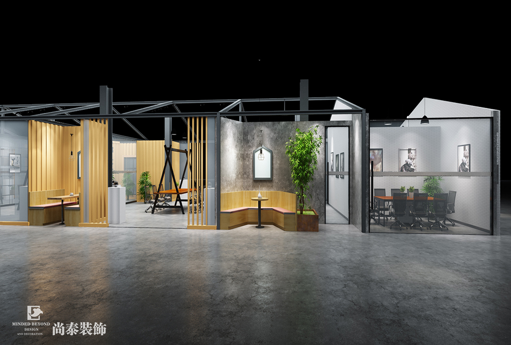 深圳龍崗坂田創(chuàng)客空間改造裝修設計效果圖 