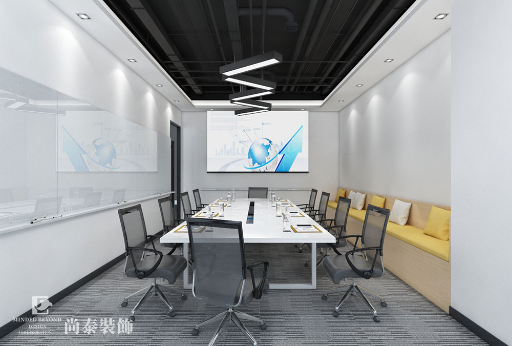 深圳福田創(chuàng)新科技廣場互聯(lián)網(wǎng)廣告公司辦公室裝修設(shè)計(jì)