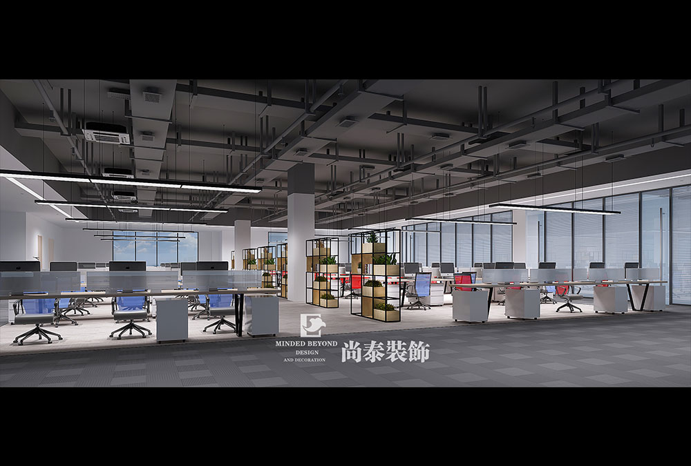 寫字樓辦公室裝修效果圖