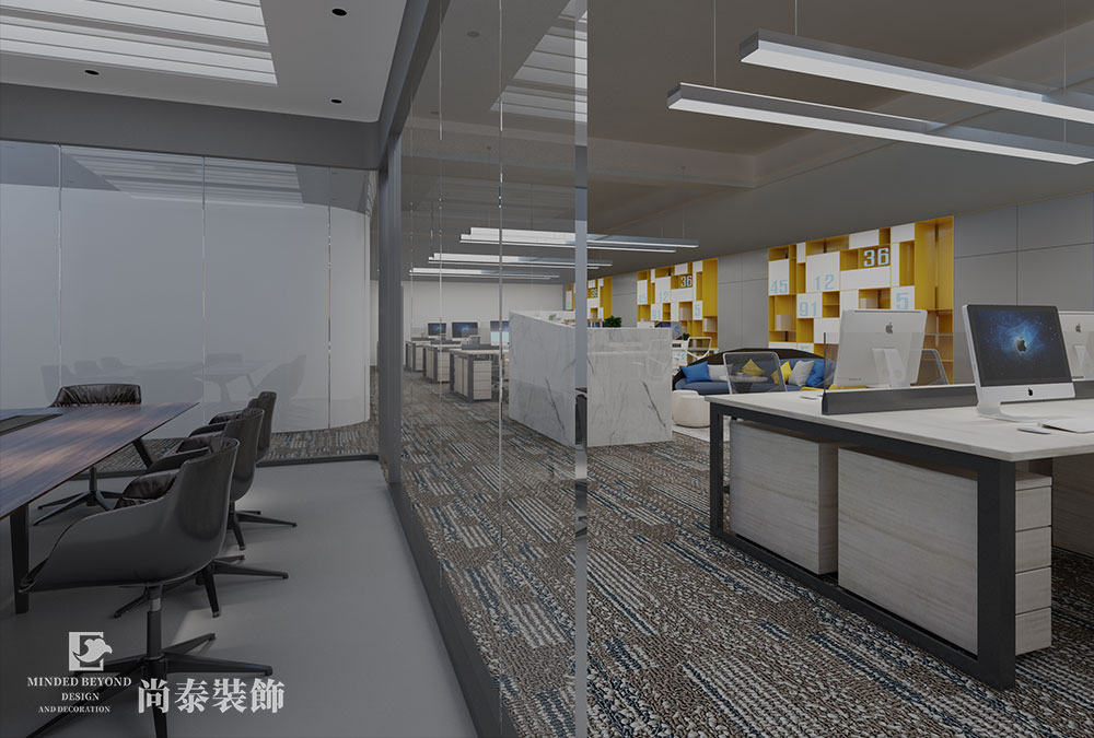 簡約辦公室裝修效果圖