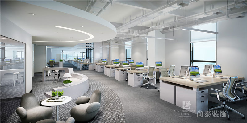 簡約風(fēng)格辦公室裝修效果圖