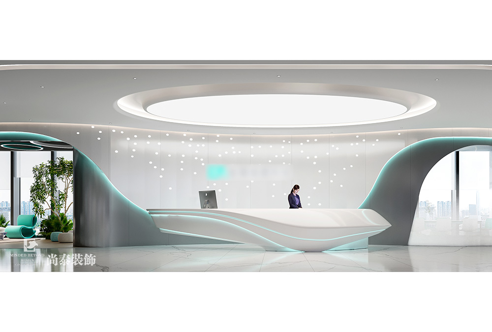 700平米信息科技公司深圳南山陽光保險(xiǎn)大廈寫字樓辦公室裝修設(shè)計(jì)案例