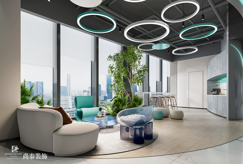 700平米信息科技公司深圳南山陽光保險(xiǎn)大廈寫字樓辦公室裝修設(shè)計(jì)案例