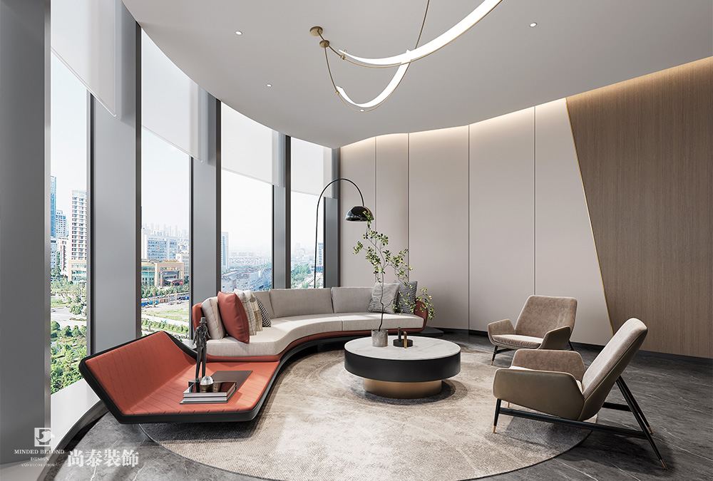 700平米信息科技公司深圳南山陽光保險(xiǎn)大廈寫字樓辦公室裝修設(shè)計(jì)案例