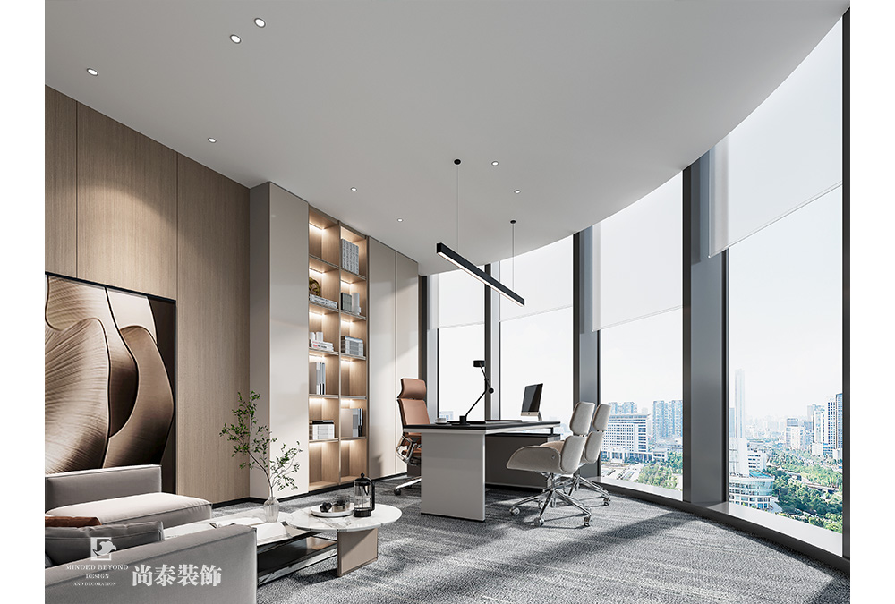700平米信息科技公司深圳南山陽光保險(xiǎn)大廈寫字樓辦公室裝修設(shè)計(jì)案例