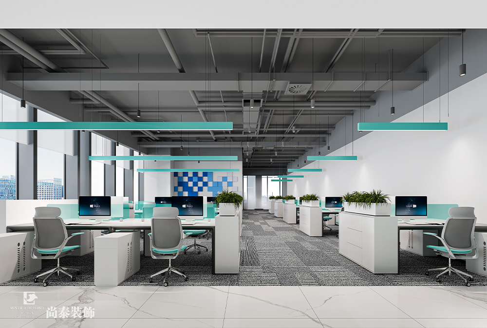 700平米信息科技公司深圳南山陽光保險(xiǎn)大廈寫字樓辦公室裝修設(shè)計(jì)案例