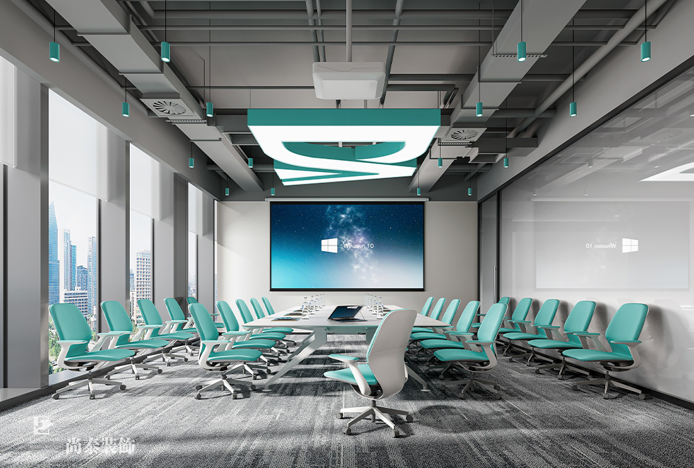 700平米信息科技公司深圳南山陽光保險(xiǎn)大廈寫字樓辦公室裝修設(shè)計(jì)案例