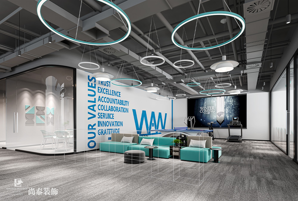 700平米信息科技公司深圳南山陽光保險(xiǎn)大廈寫字樓辦公室裝修設(shè)計(jì)案例